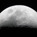 Der Mond mit dem Zeiss Refraktor an der Erfurter Volkssternwarte