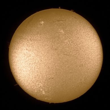 Sonnenbeobachtung mit H Alpha Filter am 15.6 2013